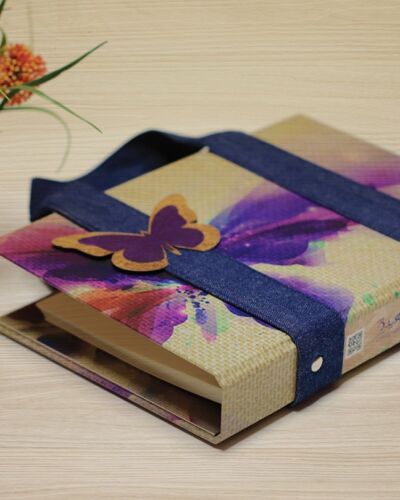 Hard Cover Note Book With Special Jeans Hands
