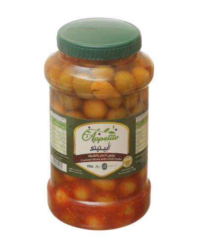 Cracked Olives With Chilli Paste – 2 Kg