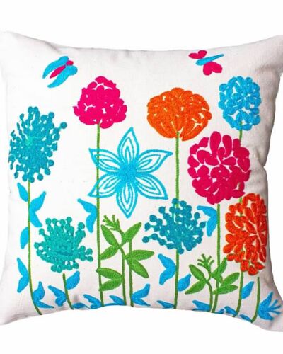 Colorful Floral Cushion